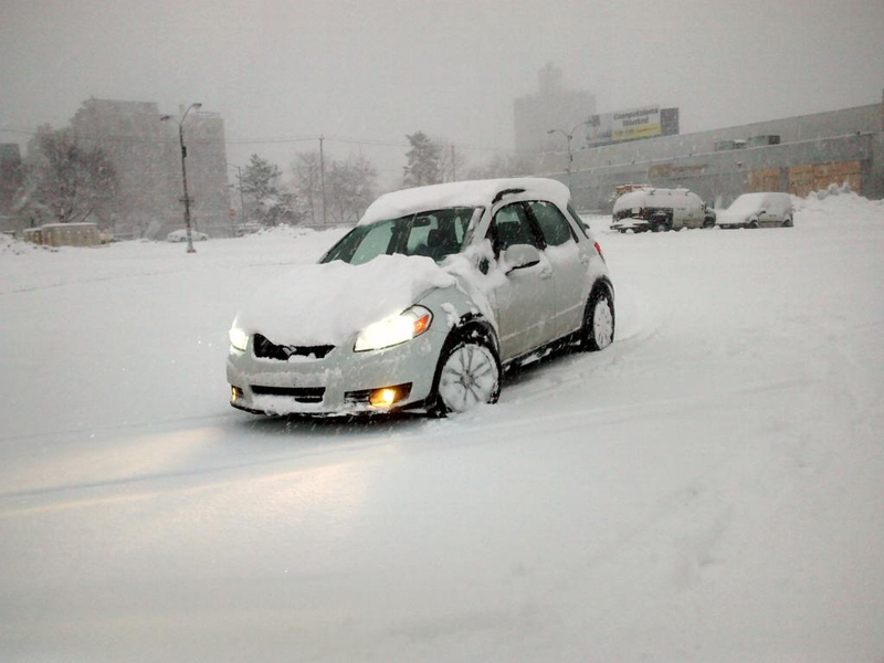 Illustration for article titled The Suzuki SX4 is absolutely badass in the snow
